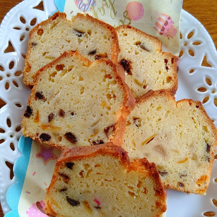 クリームチーズ入りブランデーケーキ レシピ 作り方 By 純金カステラ 楽天レシピ